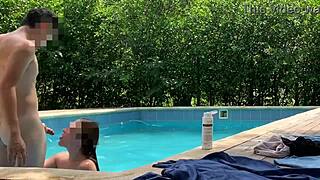 natasha megan tan pool swim naked lucky