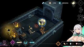 escape dungeon 2-銀月蒼狼 蘇拉爾-4~被迫與巨漢結婚 被大屌破處後射精在子宮裡