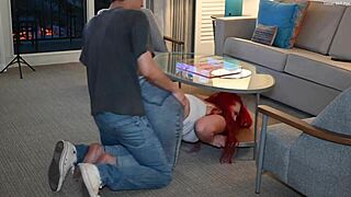 Big booty MILF Lana Lovett replaces daughter for facial