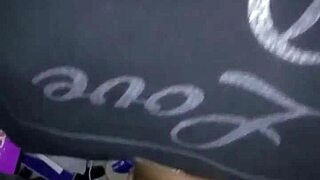 uhh, big booty midget sneaks in for sloppy action.