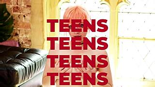 I creampie the teen in her lingerie