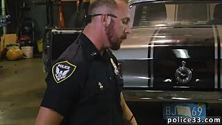 Asian boy experiences first gay sex, getting romped by the police in this wild scene 😲