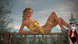 dreamland episode 16 features a stunning blonde giving an outdoor footjob in the fresh air