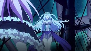 anime queens blade grimoire s7 ova fanservice compilation