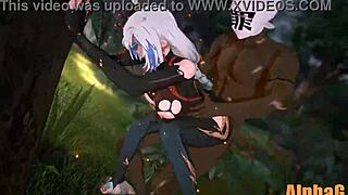 shenhe explores a quiet hentai anime world with subtle adventures