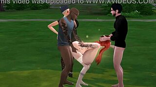 Mortimer And Duncan Fuck Whore Sabri Muff While Mercedes Joins The Group Action