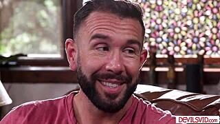 Guy Fucking Then Cumming Inside His Petite 18+ Lesbian Asian Friend.