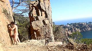 Unforgettable Outdoor Sex with Hot Couple on Public Path