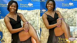 Hot thin black milf gets her ass fucked deep in vegas casting