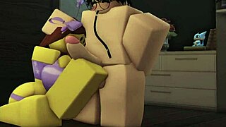 Noob slut in a bikini gets pounded by a femboy in wild action.