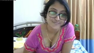 pakistani girl enjoys playful webcam fun with friends