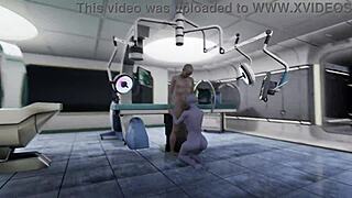 Intense Blowjob With Alien Monster!