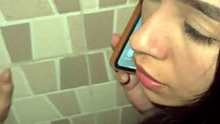 Fucking Linda Flaca Culona While She Talks On Phone To Her Cuckold Boyfriend