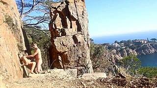 Unforgettable Outdoor Sex with Hot Couple on Public Path