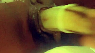anal sex with veggies in pussy
