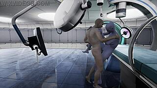 Intense Blowjob With Alien Monster!