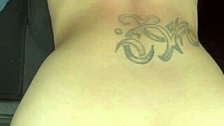 Busty hooker rides reverse cowgirl in car