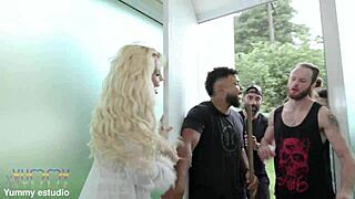 kyra, can you handle a baseball bat in your ass before nasty 5-cock dap?