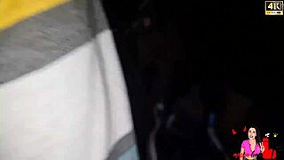 Intense outdoor blowbang covers face in cum