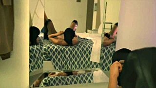 Home video with unknown latina leads to a holiday party gathering