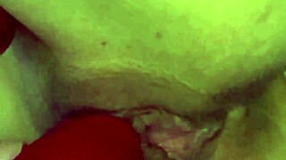 yo, watch her vibe that clitty till she cums!