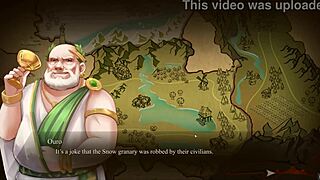 Barbarian king creampies tight pussy in hentai game ep 2 action.