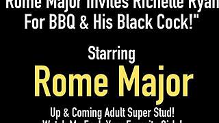 rome major invites richelle ryan for pool bbq 😏
