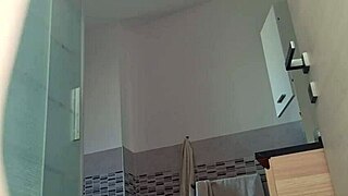 Latina hottie masturbates while cleaning the house in just her panties.