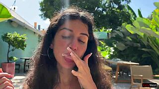 Friend cums on my face in public cafe dare.