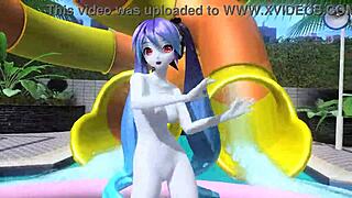 Hatsune Miku Dear Cocoa Teases with Her Sensual Naked Dance, Revealing Those Big Tits