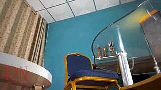 Secretary Engineer Shredder Cam Shows Up Skirt Tease