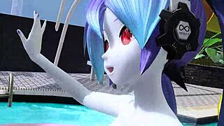 Hatsune Miku Dear Cocoa Teases with Her Sensual Naked Dance, Revealing Those Big Tits