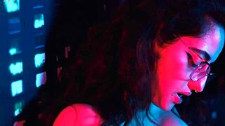 skinny slut with hairy pussy - interracial amateur bbc - european