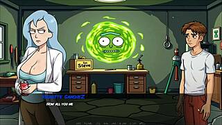Portal Porn Demoniums Parody Hentai Game Episode 8: Spooky Succubus And Evil Morty