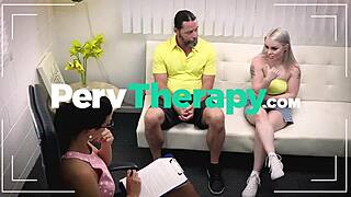 Why are these cheerleaders sharing the coach's hard cock at the party?