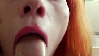 Karla Rose Gives A Humiliating POV Blowjob With Deepthroat 😈