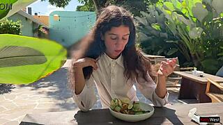 Friend cums on my face in public cafe dare.