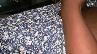 Stepdad's Hidden Lust Watching Stepdaughter Spread in Bedroom. Family Secrets Unfold.