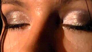 ass plugged slave swallows cum after rough bondage mouth fuck