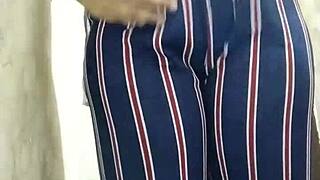 indian girl bathing and making video for her boyfriend riya thakur