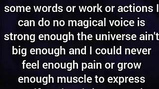 Do you really want someone loved more than you? My loneliness is a kindness.