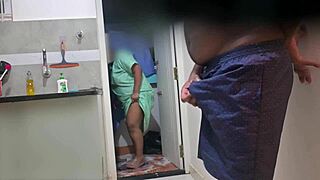 Maid Rasiya Shocked by Bold Dick Flashing Moment