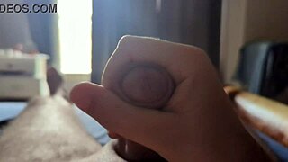 Masturbating with sun rays shining through the window?