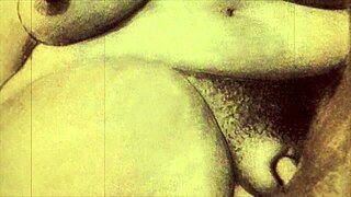 Vintage Erotic Drawings Showcase Stunning Big Tits and Ass