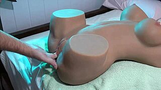 Monster Cock Fucks Realistic Sex Doll In Underwear