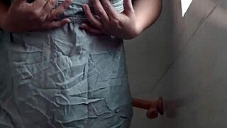 I JUST GOT HOME FROM THE OFFICE IN FISHNETS AND STARTED MASTURBATING WITH MY HUGE DILDO!