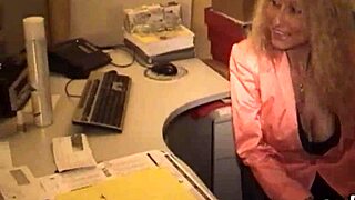 Two French teachers get wild with blowjobs in school classroom chaos