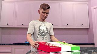 Teen boy gets off with kangaroo while parents away
