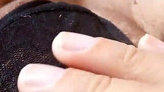 gretala flashes transparent thong while pregnant and sensual