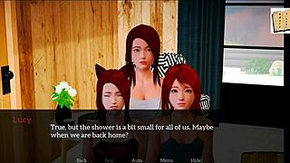 Curvy Cute Girl Shows Big Tits In 3D Stepfamily Outfit